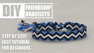 Zigzag Line Arrow Chevron | Friendship Bracelets Step by Step Tutorial | Easy Tutorial for Beginner