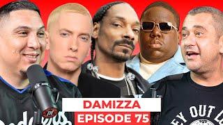 Damizza speaks on snoop dogg, dr dre, eminem, mariah carey, notorious big, tupac and many more!