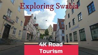 Driving Germany: Memmingen - Thannhausen - 4K drive tour exploring Swabia region on secondary roads