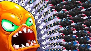 INFINITE SAW BLADES vs 200 SHARK ROBOTS - Octogeddon Mod | Pungence