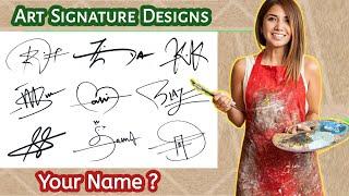  How to make an Art Signature | How to create a signature | how to signature your name | Signature