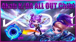 Tirando por Akali K/DA ALL OUT Chibi en TFT SET 10   | TFT SET 10 en Español