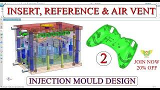 CORE CAVITY INSERT IN PLASTIC MOULD DESIGN | PLASTIC MOULD DESIGN TUTORIAL #cimdesignsolution