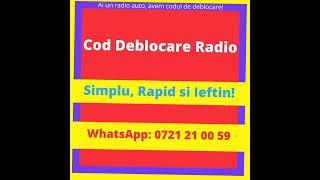 Obtine codul de deblocare radio, cod decodare casetofon auto: VW SKODA AUDI SEAT FORD FIAT CHRYSLER