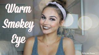 Warm Smokey Eye & Brown Lip - Emily Jean Beauty