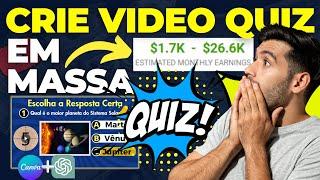 VIDEO DE QUIZ FACIL DE FAZER NO CANVA CRIE 15 VÍDEOS VIRAL EM 10 MINUTOS.