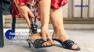 Taleo Adjust. Easy heel height adjustment - with Natálie | Ottobock