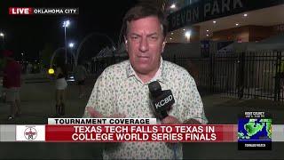 Texas Tech Softball falls to Texas in WCWS finals