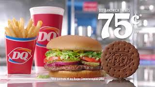 DQ Burger Combo & 75 Cent Treat