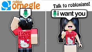 Matching Random E-GIRLS In Roblox OMEGLE VOICE CHAT