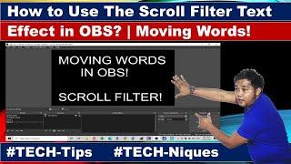 How To Use Moving Text in OBS? | Scroll Text Filter | Teacher Kevin PH