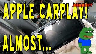 How To Install  an Apple CarPlay Radio in a New Edge Mustang Cobra! Almost...