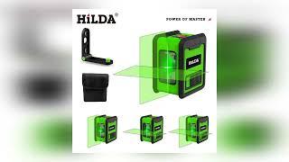 Hilda 2 Mini Lines Laser Level Self Levelling Green Beams Laser Horizontal & Vertical