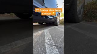 This #custom #exhaust is silly on a #chrysler PT Cruiser. #exhaustsound  #turbo