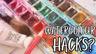 Watercolor HACKS to Try in your ART!