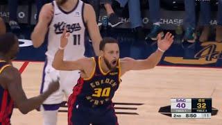 Steph Curry was SHOCKED after the refs actually gave him the whistle 