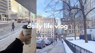 adulting diaries | repetitive days, office routine, career change, cafes with friends  winter ends