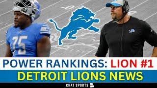 Detroit Lions News: Lions #1 In NFL Power Rankings, Terrion Arnold Growth + Levi Onwuzurike