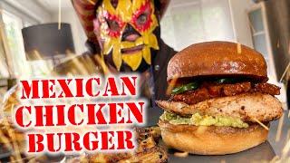 Mexican Chicken Burger  Die Grillshow 546 #bbq #outdoorcooking #easyrecipe #fastfood #food #chorizo