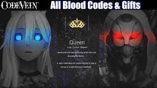 Code Vein - All Blood Codes & Gifts Guide