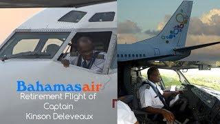 Cockpit Flight | Bahamasair | Retirement Flight of Captain Kinson Deleveaux | Gopro Hero 3+ | C6-BFC