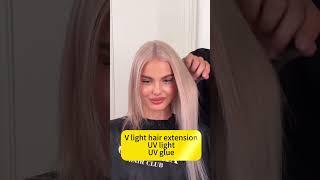 Uv light hair extension#hairextensions