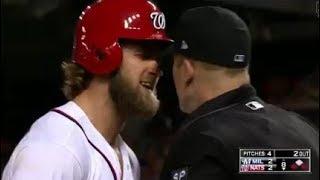 Bryce Harper Getting Angry Compilation