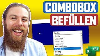 ComboBox füllen aus Tabellenblatt | Excel VBA