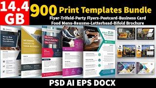 14.4 GB 900+ Pro Print Files Download In PSD AI EPS DOCX |Sheri Sk| Photoshop Tutorial|