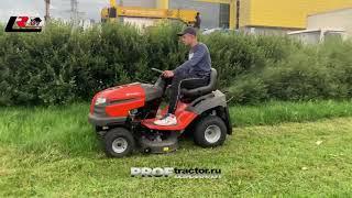 Нужен ли такой садовый трактор? Husqvarna TC 138L в работе!