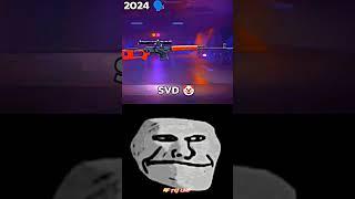 2024 Svd Name  Vs 2018 Name  #fftejlive #ff #editingtutorial #ranjangaming #freefire #gaming