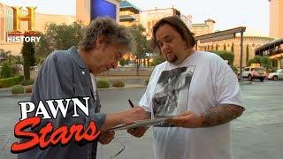 Pawn Stars: Chumlee Gets Bob Dylan's Autograph (Season 3) | History