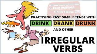 English irregular verbs - practise 120 irregular verbs in Past Simple with sentences and pictures