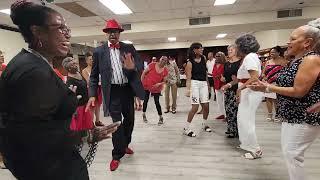 DMV senior hand dancers channel Aug 25th 2024 Jerry Body birthday celebration