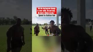 Speed kept beating Ashton Hall in a race  (via @IShowSpeed)