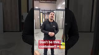 Don’t be this customer and come check out The Flooring Factory before doing a purchase! #flooring