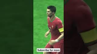 Portugal vs France Ronaldo Goal #shorts #pes #football #efootball PES 2013