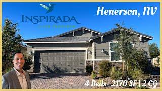 NEARLY SOLD: Inspirada in Las Vegas - Huge 1 story 2170 SF 4 bedroom 2 car garage home!