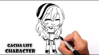 How to Draw Gacha Life Character Step by step