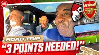 We Need 3 Points By The Seaside! | Road Trip | Bournemouth vs Arsenal