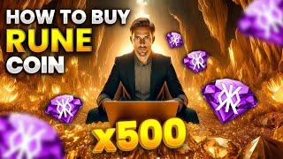 How To Buy Rune Coin. The Easiest Way (Crypto University Tutorial)