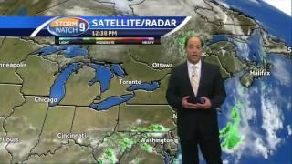 Fair, cool overnight before showers Wednesday