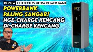 Power Bank 20000 mAh Sangar, Charging Kencang, Kapasitas Besar - Review Cuktech 15 Ultra