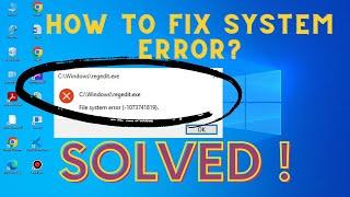 System crashed due to an unknown error | Ntfs file system error windows 10 fix | System error SOLVED