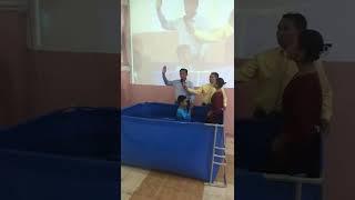 Cyron's Water Baptism.!! First Step of Obedience.!!