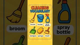 Cleaning Vocabulary for Kids|#subscribe#shorts#shortsfeed#ytshorts#ytshort#yt#toddlers#kids#views