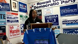 Rowan Democrats March Breakfast - County Commissioner Candidate Shameka Jackson