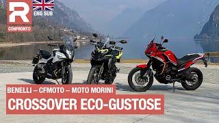 Comparativa Crossover - Benelli TRK 702X, CFMoto 700MT, Moto Morini X-Cape qual è la migliore