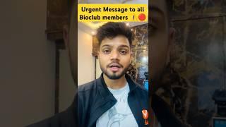 Urgent message to all Bioclub members ️ End of Bioclub? #neet #biology #shorts #basavarajsir 