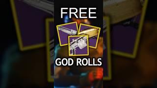 Don't Miss Out on Your FREE GOD ROLLS #destiny2 #revenant #thefinalshape